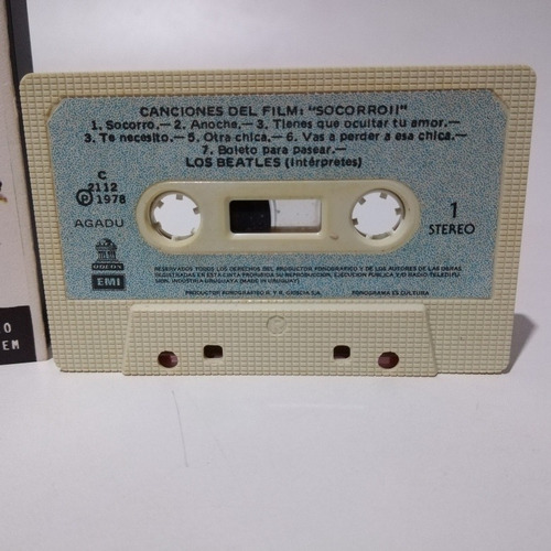 The Beatles Help! Cassette Socorro!! (Usado)