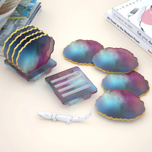 Moldes De Silicona Para Posavasos De Resina Epoxi