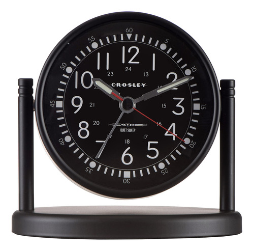 Crosley - Reloj Despertador Nautico Para Mesa Auxiliar De Es