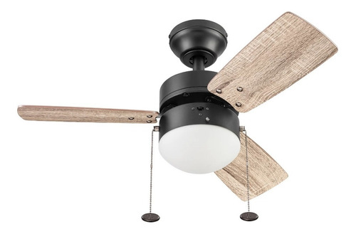 Abanico Ventilador De Techo Con Lampara 30 Diametro 3 Aspas