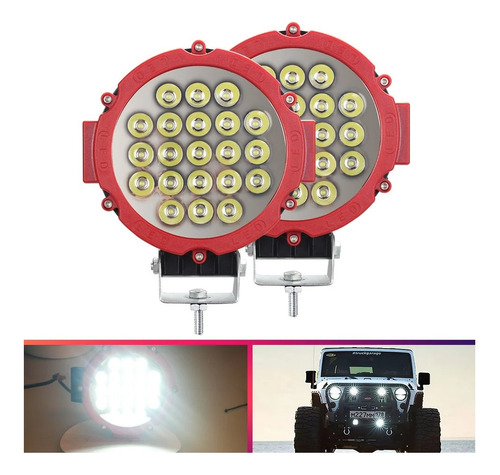 Par Faros Neblinero 4x4 7 Pulgadas 17 Led Epistar Blanco