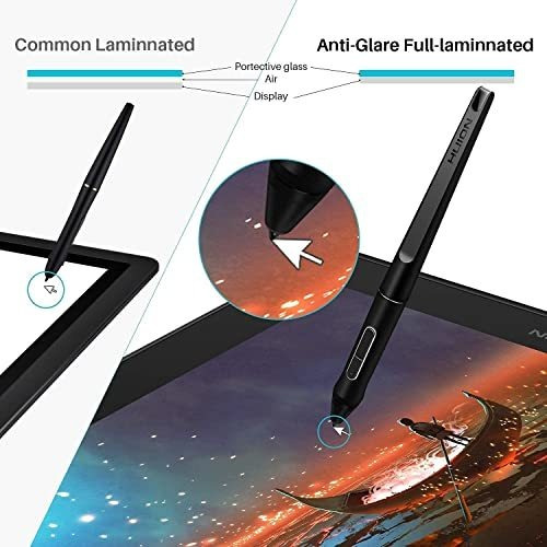 Imagen 5 de 7 de Tableta Gráfica Dibujo - Huion Kamvas Pro 16 Tableta Gráfica