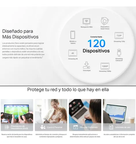 Sistema Wifi 6 Mesh Ai Ax1500, Tp-link Deco X10 (2-pack)