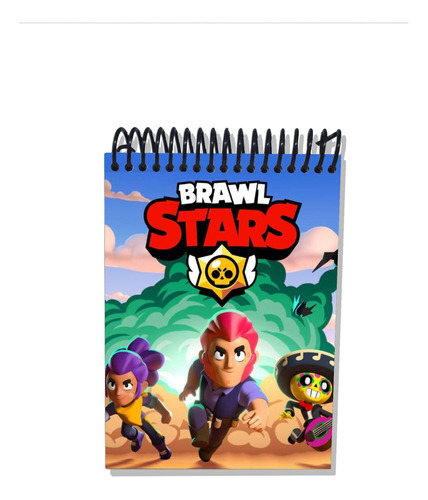 Caderneta Capa Dura Jogo Brawl Stars Mercado Livre - imagens jogo pogo do brawl stars