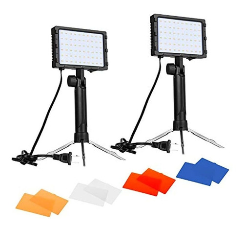 Kit De Iluminacion De Fotografia Portatil Continua Emart 