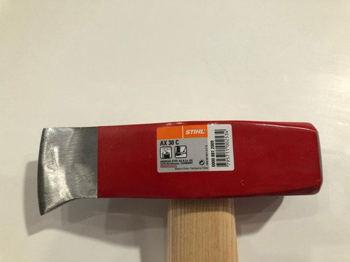 Imagen 3 de 7 de Hacha Tumba Forjada Y Funda Protectora Cuerina En Filo Ax 30