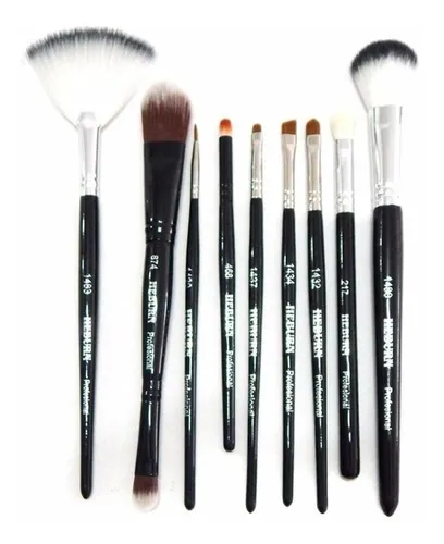 Set de 10 brochas Heburn 1503 negro MercadoLibre