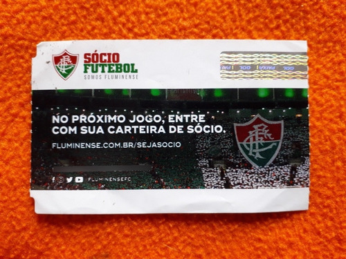 Entrada De Fútbol Estadio Maracaná Fluminense- Peñarol 