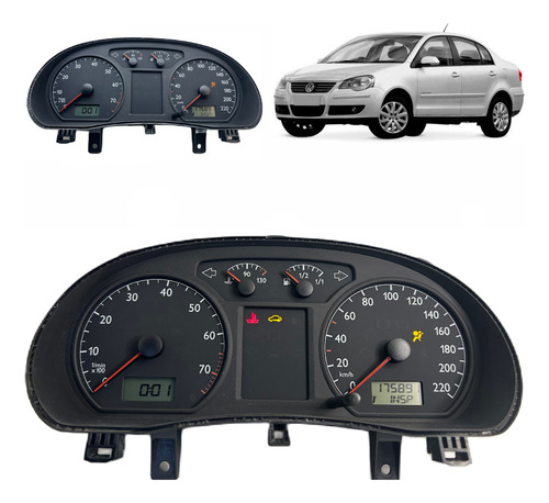 Painel De Instrumentos Vw Polo 6q0920800h Vdo Sem Acrilico