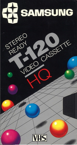 Casette De Video Vhs Samsung T120 6hs Y + Marcas Publicadas