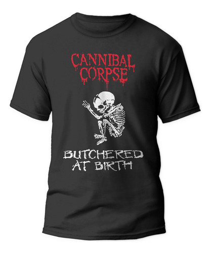 Polera Cannibal Corpse Esqueleto Death Heavy Metal