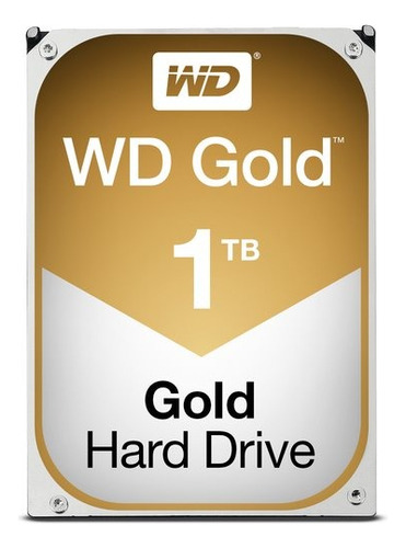 Unidad Disco Duro Hdd Wd Gold 1tb Clase Empresarial Sata Color Dorado