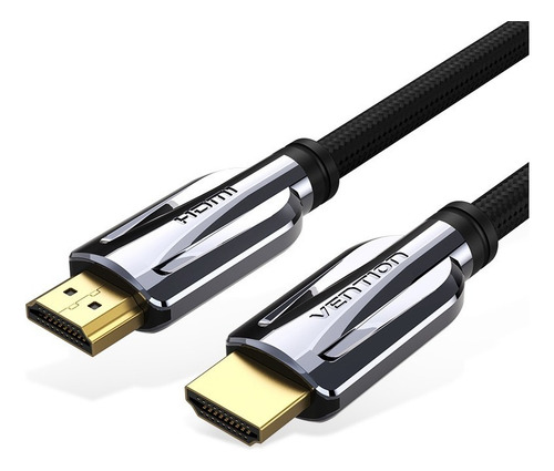 Cable Vention Hdmi 2.1 Certificado Profesional - 8k Hdr EArc 144hz - Metal Trenzado - Premium Gamer Full HD - 1.5 Metros - AALBG