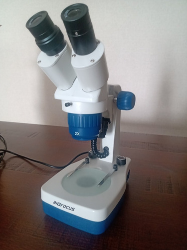 Lupa Estéreo Microscópio Aumento Até 80x Biofocus, Semi-novo