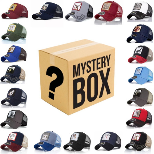 Caja Misteriosa Gorras Animales Tipo Goorin Gallo 15 Piezas