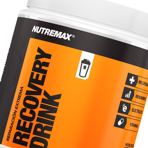 Nutremax Kit X2 Recovery Drink Recuperacion Naranja 540g 3c