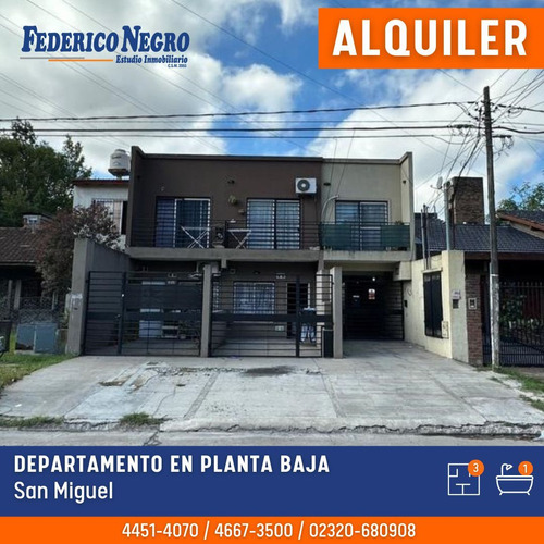 Departamento En Alquiler En San Miguel