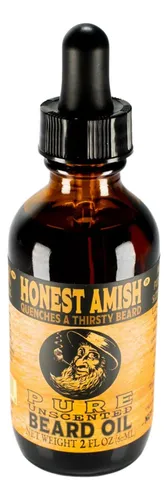 Aceite Para Barba Honest Amish Pure, Sin Fragancia, 60 Ml