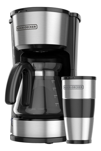 Cafetera Black+decker Filtro Permanente 5 Tazas, Cm0755s-mx