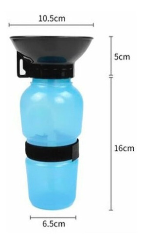 Imagen 4 de 8 de 2 Botellas Dispensador De Agua Para Mascotas Viaje Paseos