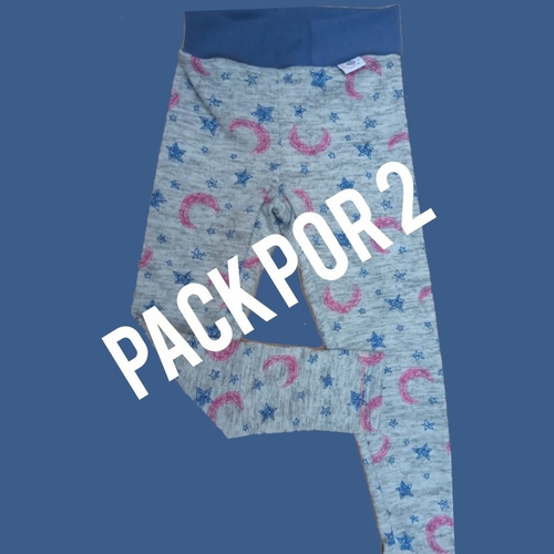 Pack X 2 Calzas Lanilla