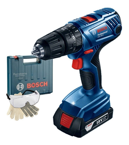 Taladro Atornillador Percutor Bosch 18v 13mm Gsb180li Valija