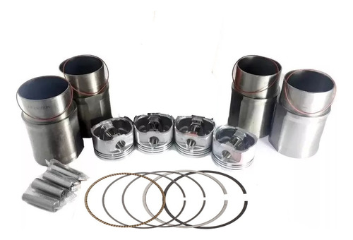 Kit Motor 206 C3 1.4 8v Gas Ou Flex Pistao + Camisa + Aneis