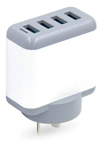      Cargador De Pared Con 4 Puertos Usb Tgw