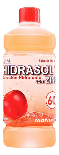 Suero Oral Hidrasol 60 Con Zinc Manzana 500ml