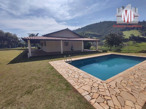 Imagem 24 de 30 de Linda Chácara Com 3 Dormitórios, Edícula, Piscina, Pomar, À Venda, 1800 M² Por R$ 460.000 - Rural - Socorro/sp - Ch0781