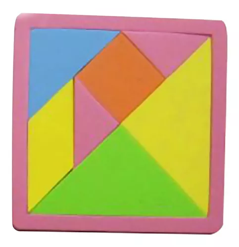 7pcs Jogos Educativos Puzzles Espuma Eva Tangram Crianças