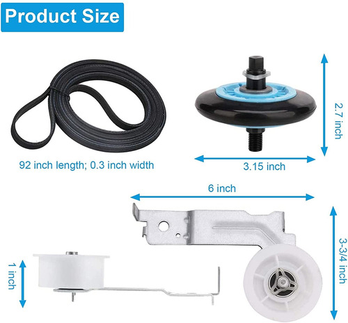 Kit De Reparación De Secadora Para Samsung Belt Idler Polea