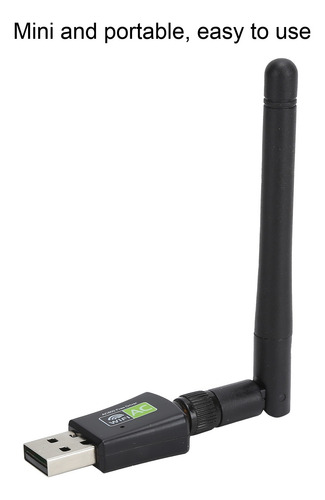 Wifi Usb Adaptador Para Conexión Estable Y Rápida 600mbps
