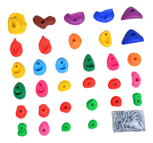 Soportes Para Escalada En Roca, Kit De Juego De 32 Piezas
