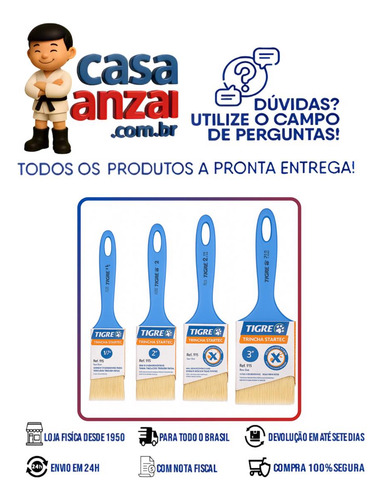 Kit Com Trinchas Tigre Startec 915 3 , 2 1/2 , 2 E 1 1/2