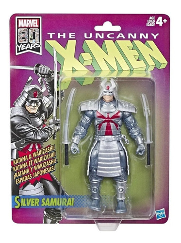 Figura Silver Samurai The Uncanny X-men Vintage Hasbro