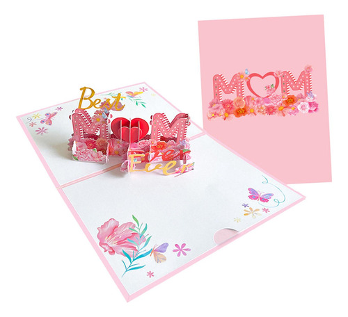 2 Tarjeta Para El Día De La Madre, Tarjeta De Rosa