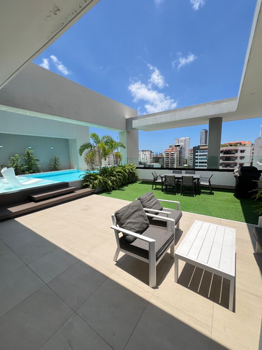 Apartamento Amueblado En Alquiler En Bella Vista, Distrito Nacional, Santo Domingo