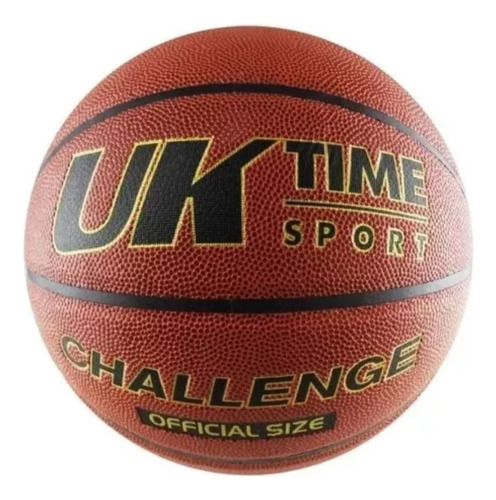 Balón Básquetbol Basket Pu N°7 Uk Time Tamaño Oficial