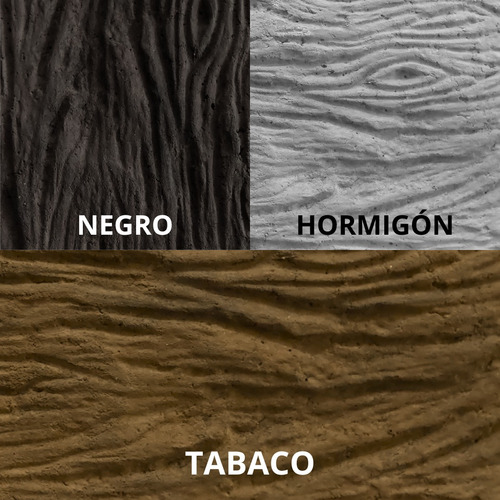 Listón Hormigón Tipo Madera 85x22x6cm Cemento