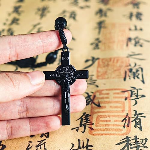 Fuqimanman2020 Collar De Rosarios Católicos De Madera Hechos