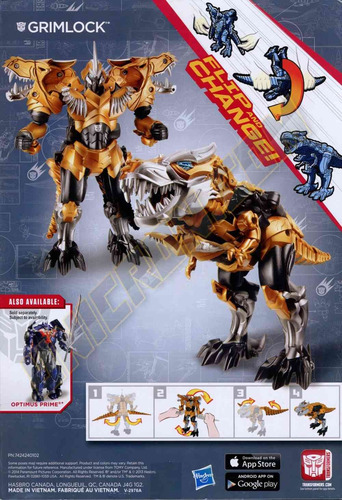 Transformers Age Of Extinction Flip And Change Grimlock