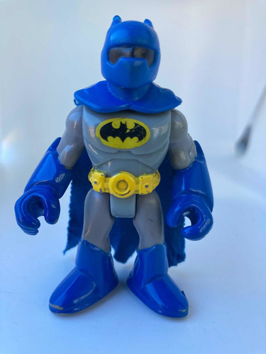 Figura Batman Imaginext Máscara Azul Completa