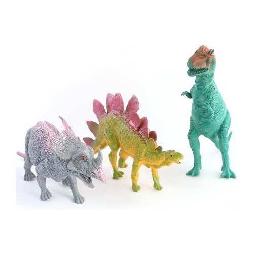 Dinosaurios De Goma Varios Diseños 25cm