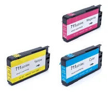 Comprar Kit 03 Cartuchos Tinta Compativeis P\u002F Uso Hp 711 T120 T130