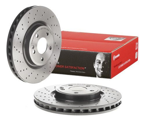 Par De Discos Freio Dianteiro Brembo A Cla200 250 09.b807.51