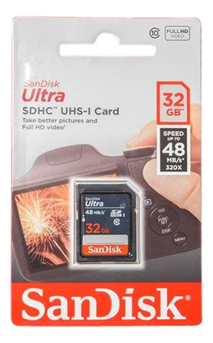 Memoria Sandisk Sd Ultra 32gb C/10 48mb