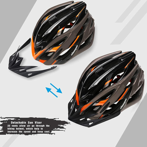 Casco De Ciclismo Shinmax Ht-10 Con Luz Trasera 3 Colores