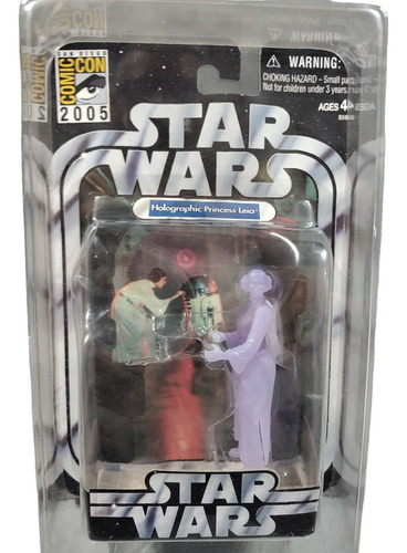 Star Wars 2005 Exclusiva Comic Con Princess Leia Holographic