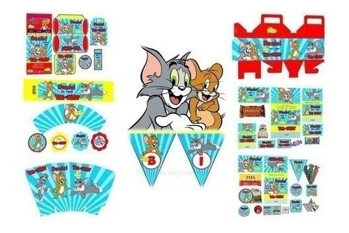 Kit Imprimible  Candy Bar Tom & Jerry